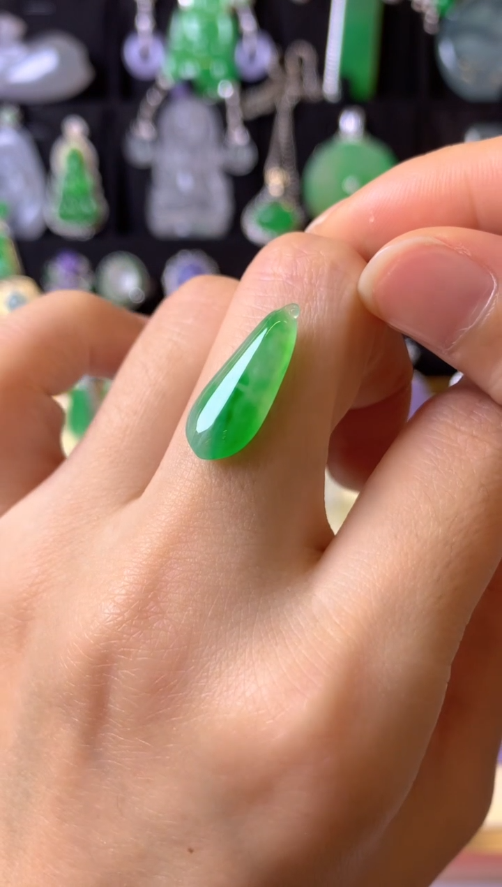 【闪购商品】定制翡翠未镶嵌1裸玉（客户意向镶嵌）