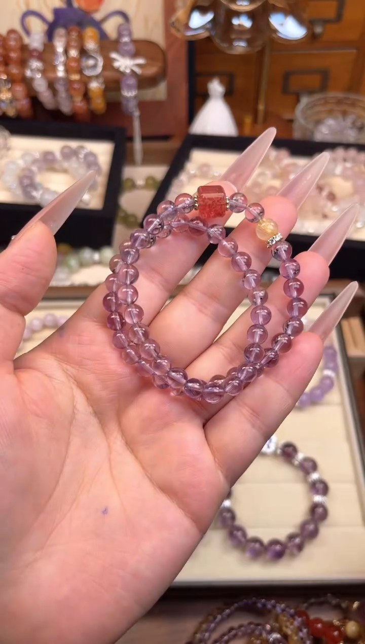 【闪购商品】水晶手链未镶嵌紫水晶