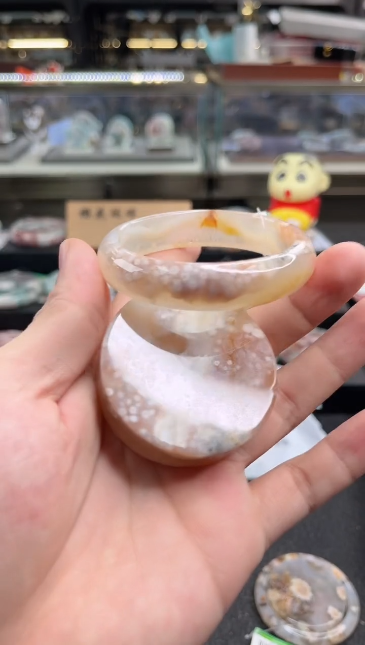 未镶嵌手镯石英质玉56圈口（赠品镯心）3537111