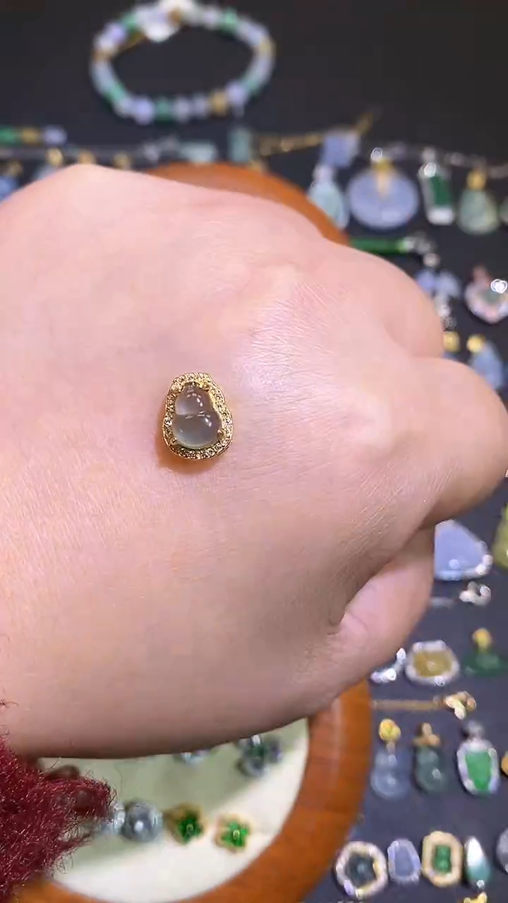 【闪购商品】翡翠吊坠(不含链)银S925镶嵌1