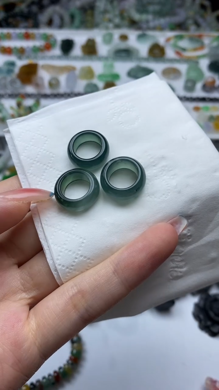 未镶嵌挂件翡翠弛跑环