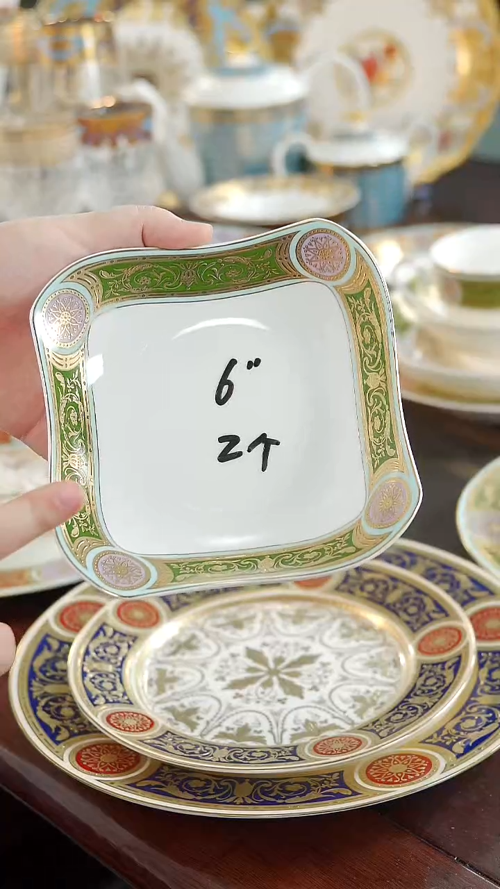 瓷片6英寸沙拉碗2个