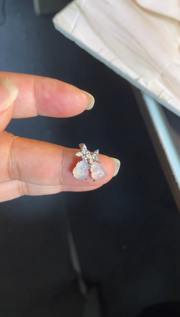 吊坠(不含链)银S925镶嵌翡翠1