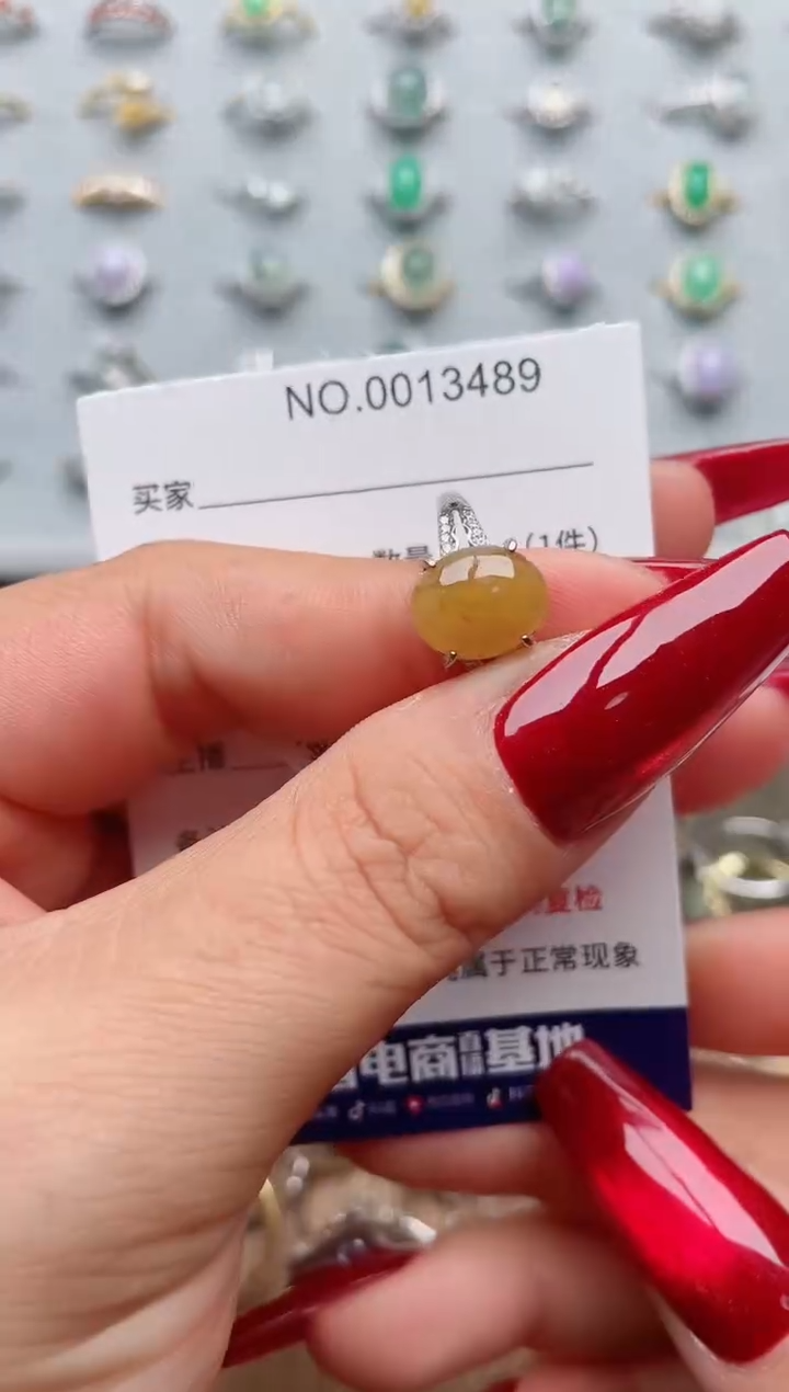 【闪购商品】翡翠戒指银S925镶嵌·