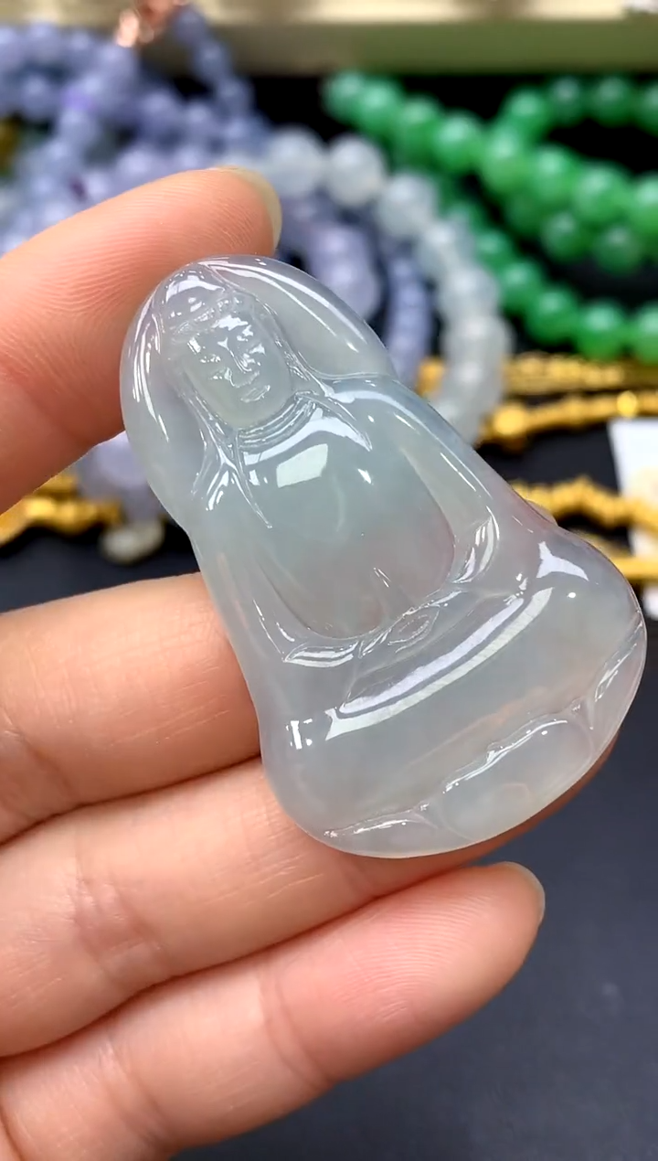 颈饰未镶嵌翡翠368-中国好珍宝