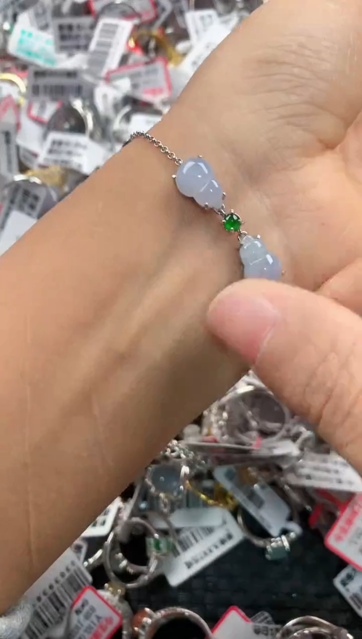 银S925镶嵌戒指翡翠777   7