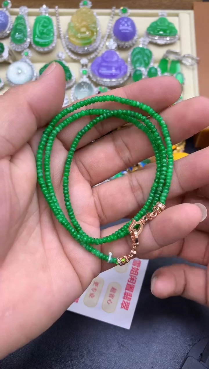 颈饰未镶嵌翡翠302-中国好珍宝