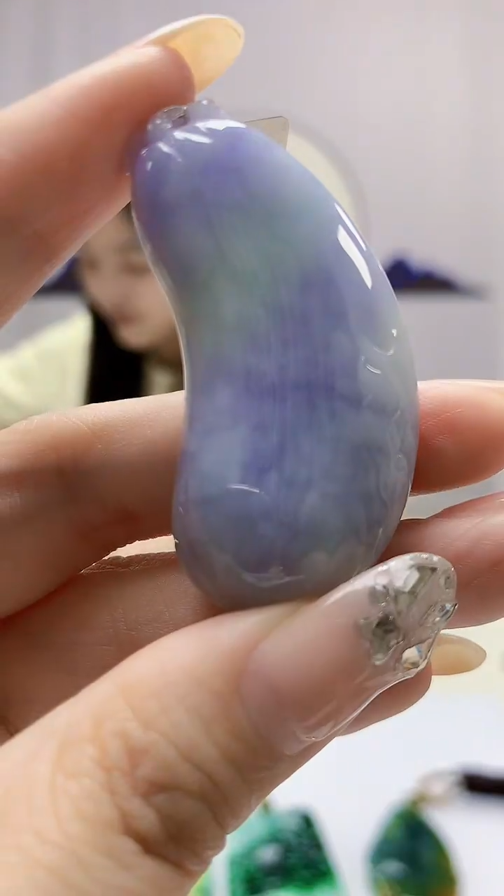 定制翡翠未镶嵌0405DD-毛货挂件79