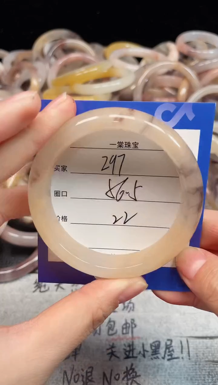 未镶嵌手镯石英质玉297