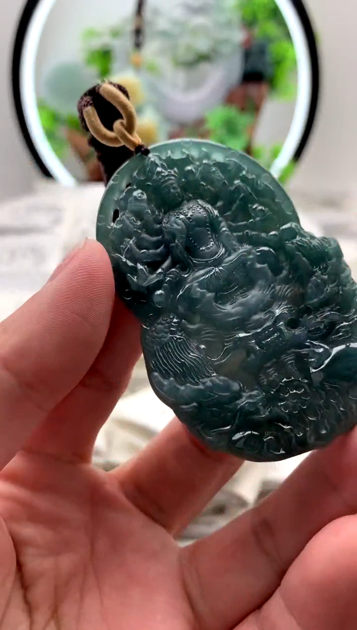 【闪购商品】翡翠颈饰未镶嵌千手观音