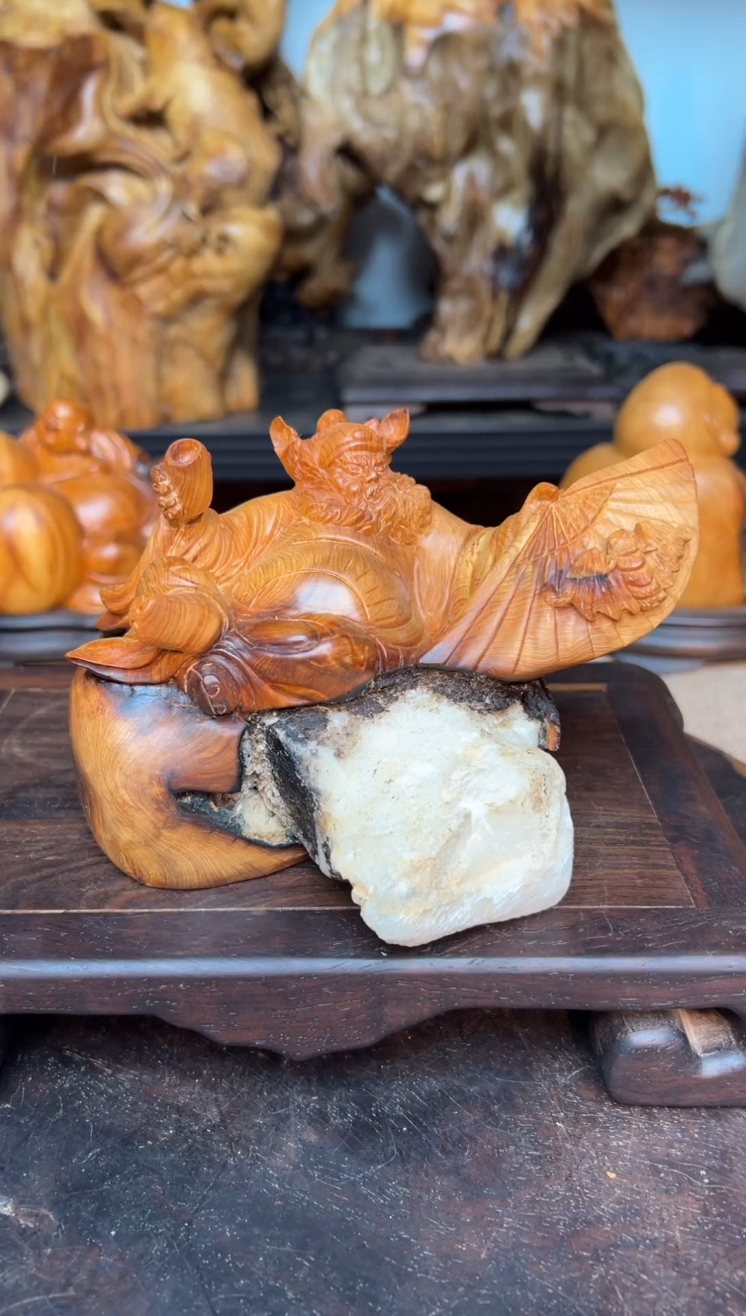 柏木（崖柏）崖柏雕刻件