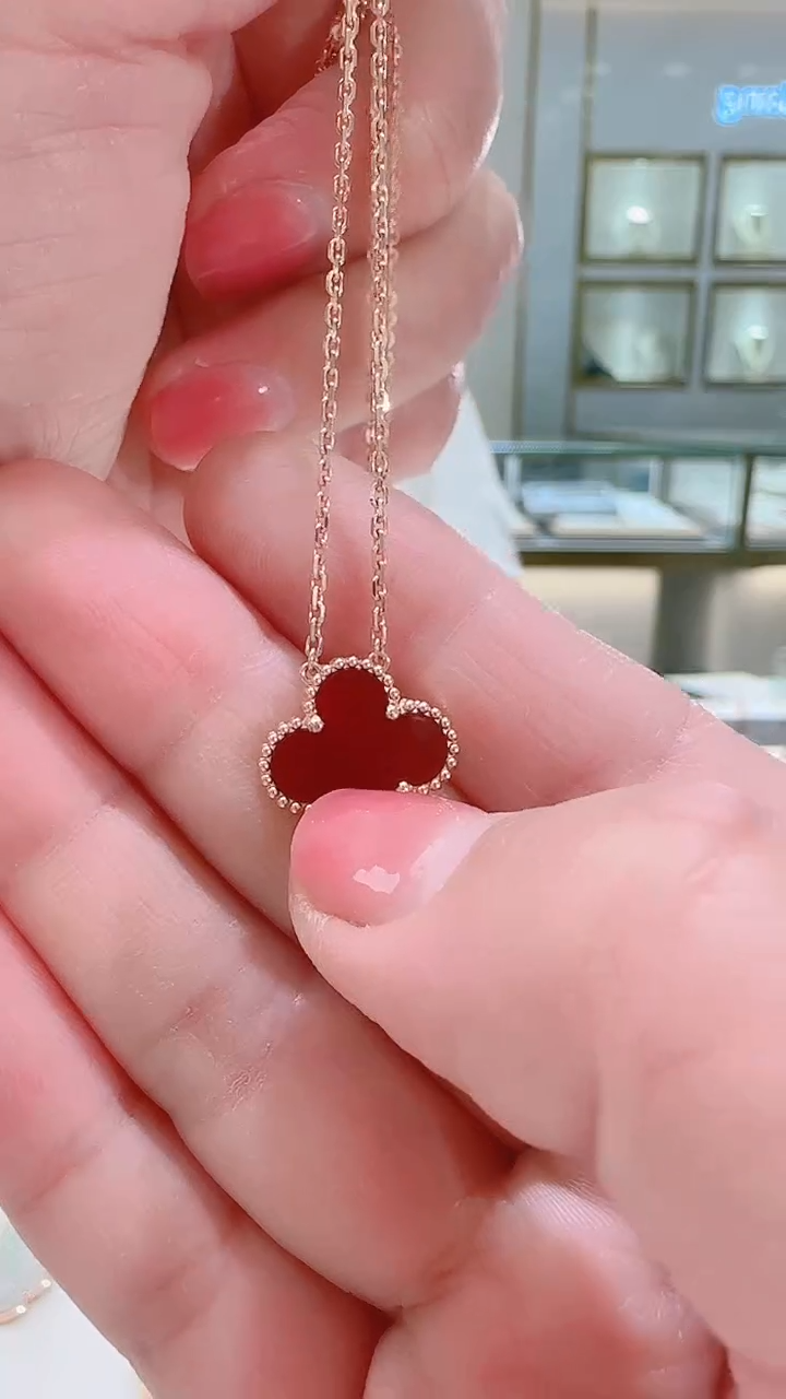 【闪购商品】玛瑙/玉髓套链18K金镶嵌套链