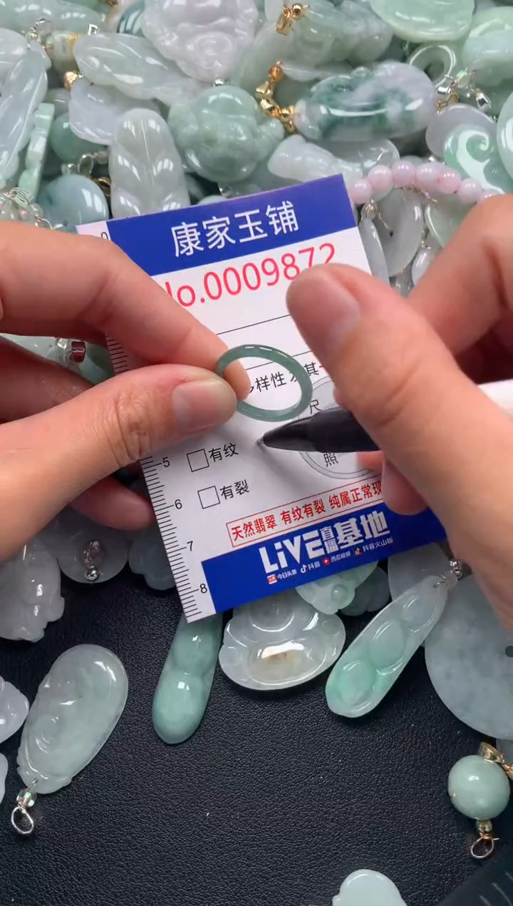 颈饰未镶嵌翡翠9872