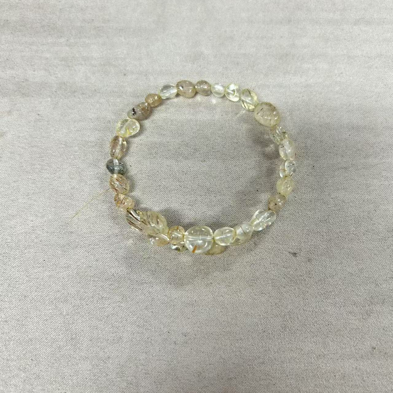 黑金超碎石单圈手链