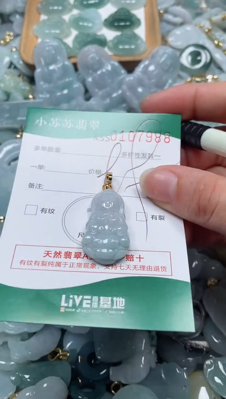 【闪购商品】翡翠颈饰未镶嵌闪购商品0107988