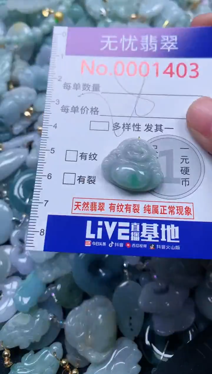颈饰未镶嵌翡翠1403