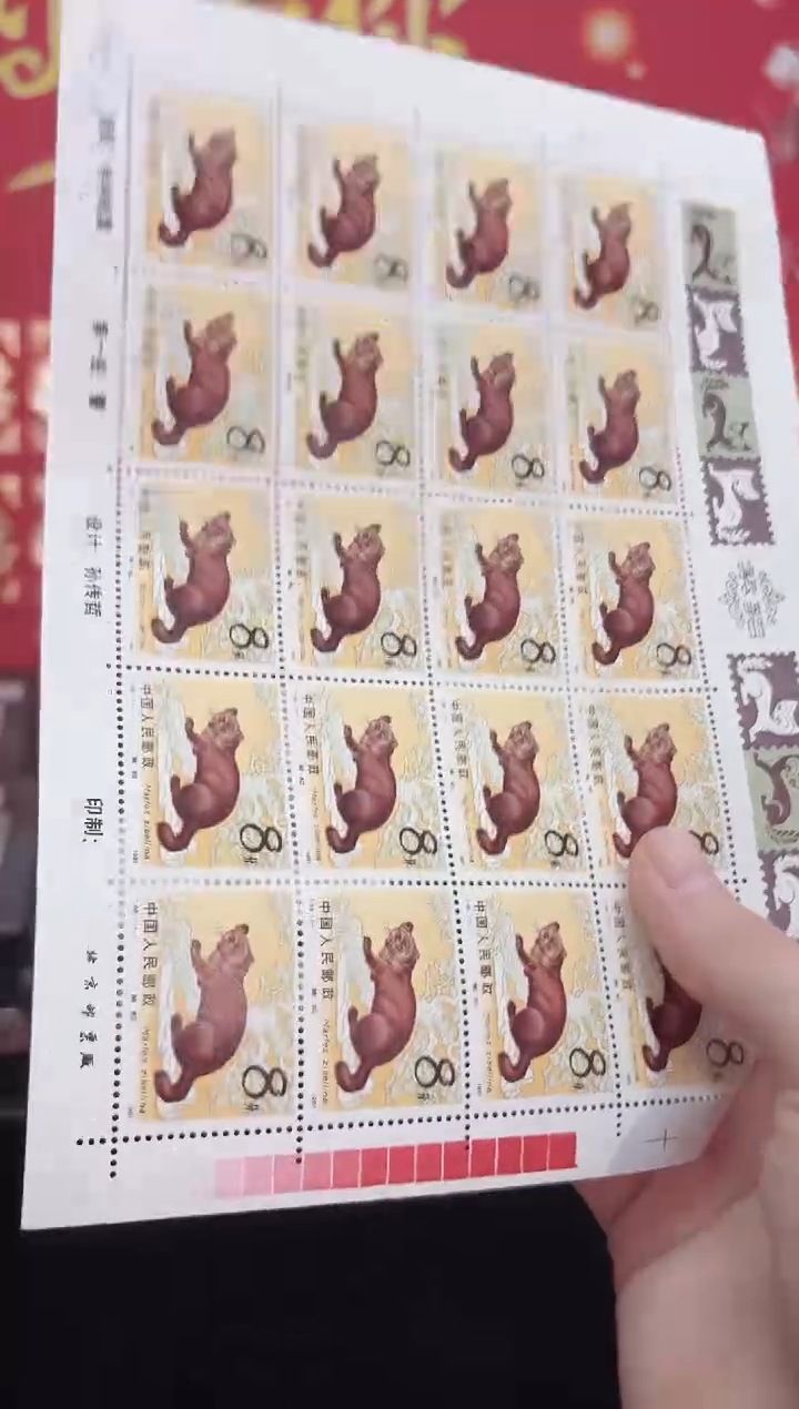 《紫貂》大版 CSGS评级 邮票