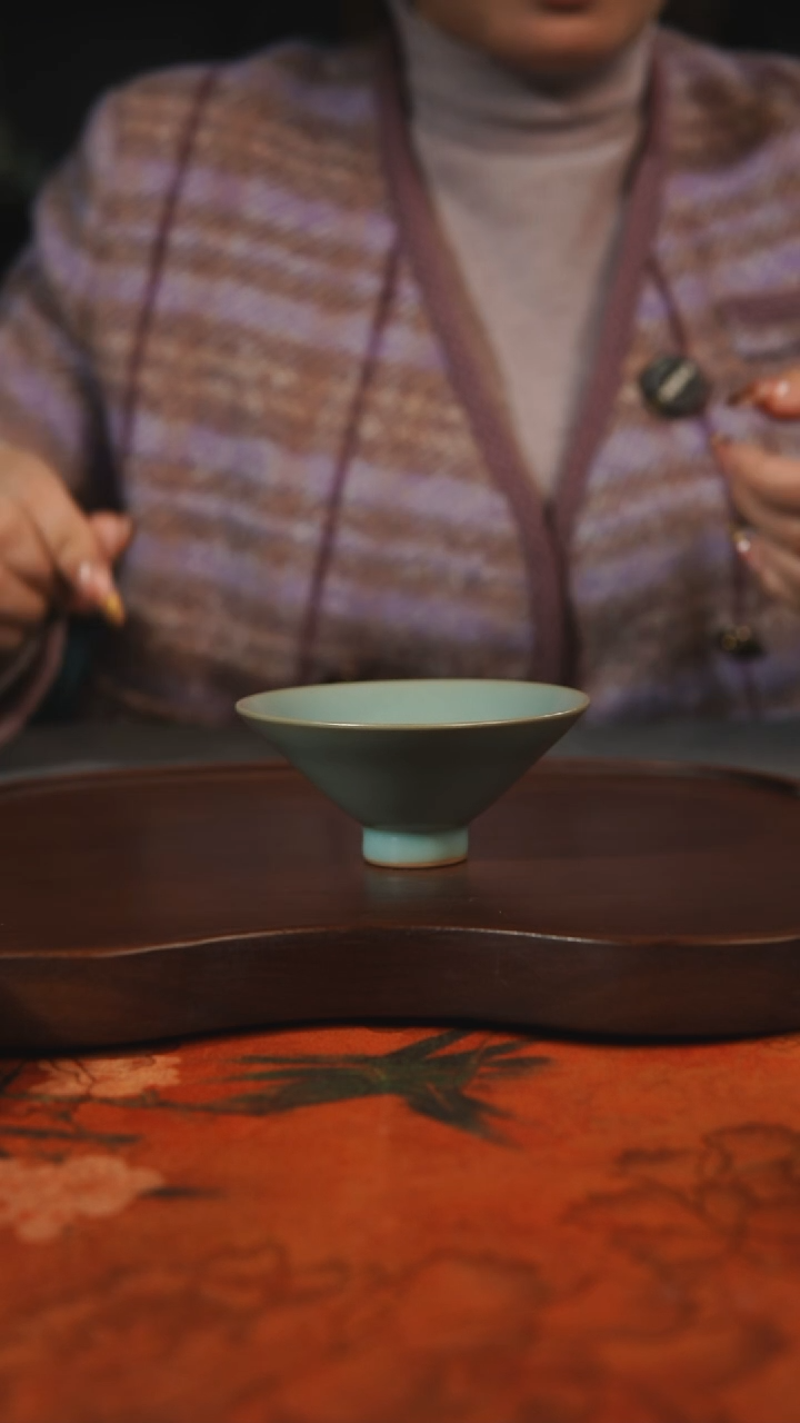 杯子瓷汝州原产地原矿仿古老釉q