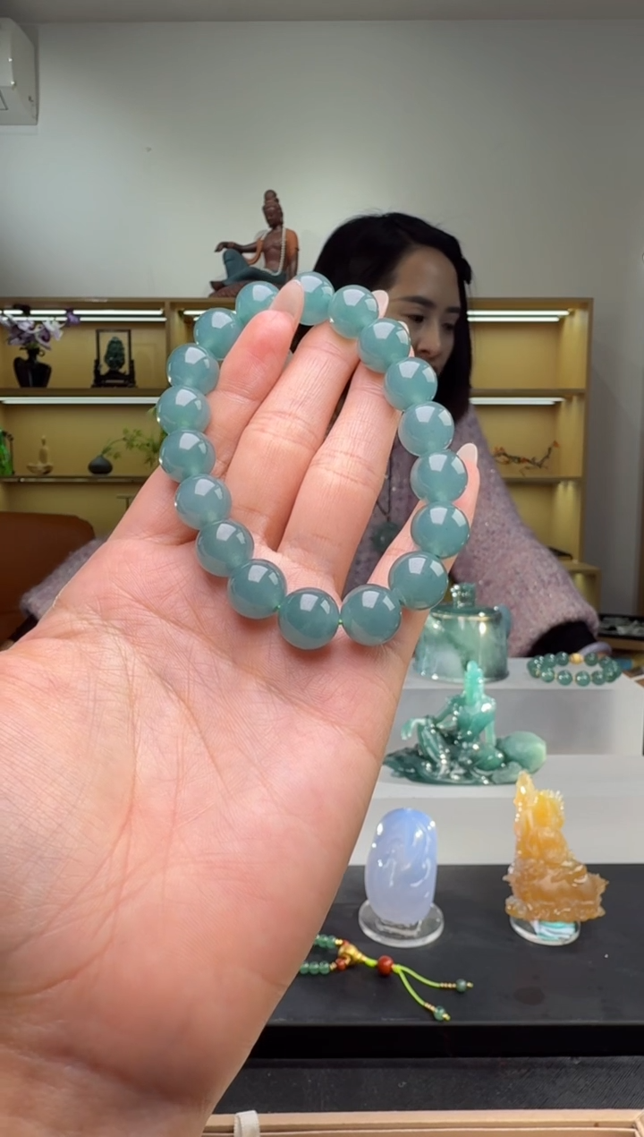 未镶嵌手串翡翠手串（多样性发其一）11.7