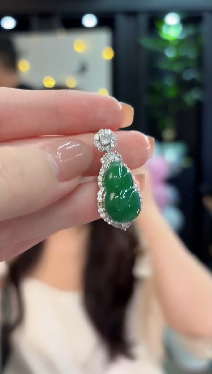 颈饰未镶嵌翡翠  缅甸A货/支持复检/一件