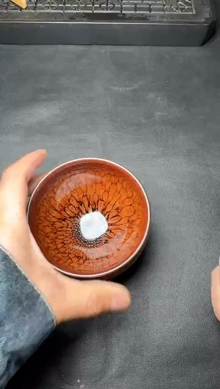 【闪购商品】茶盏何定欣鹧鸪斑35