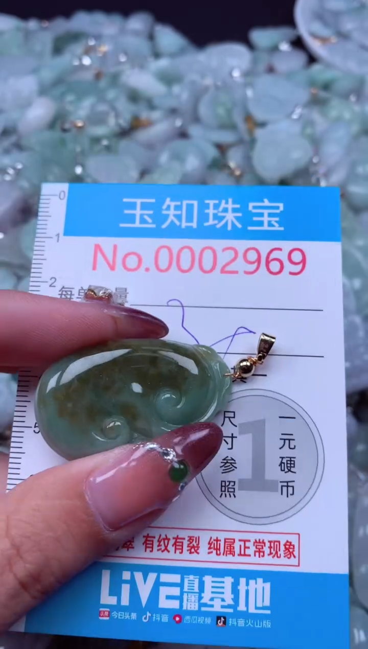 吊坠(不含链)未镶嵌翡翠2969