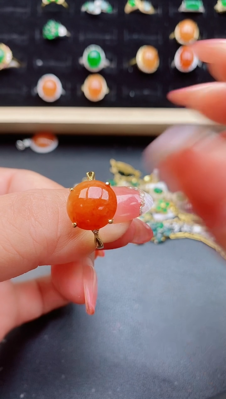 【闪购商品】翡翠戒指银S925镶嵌1212