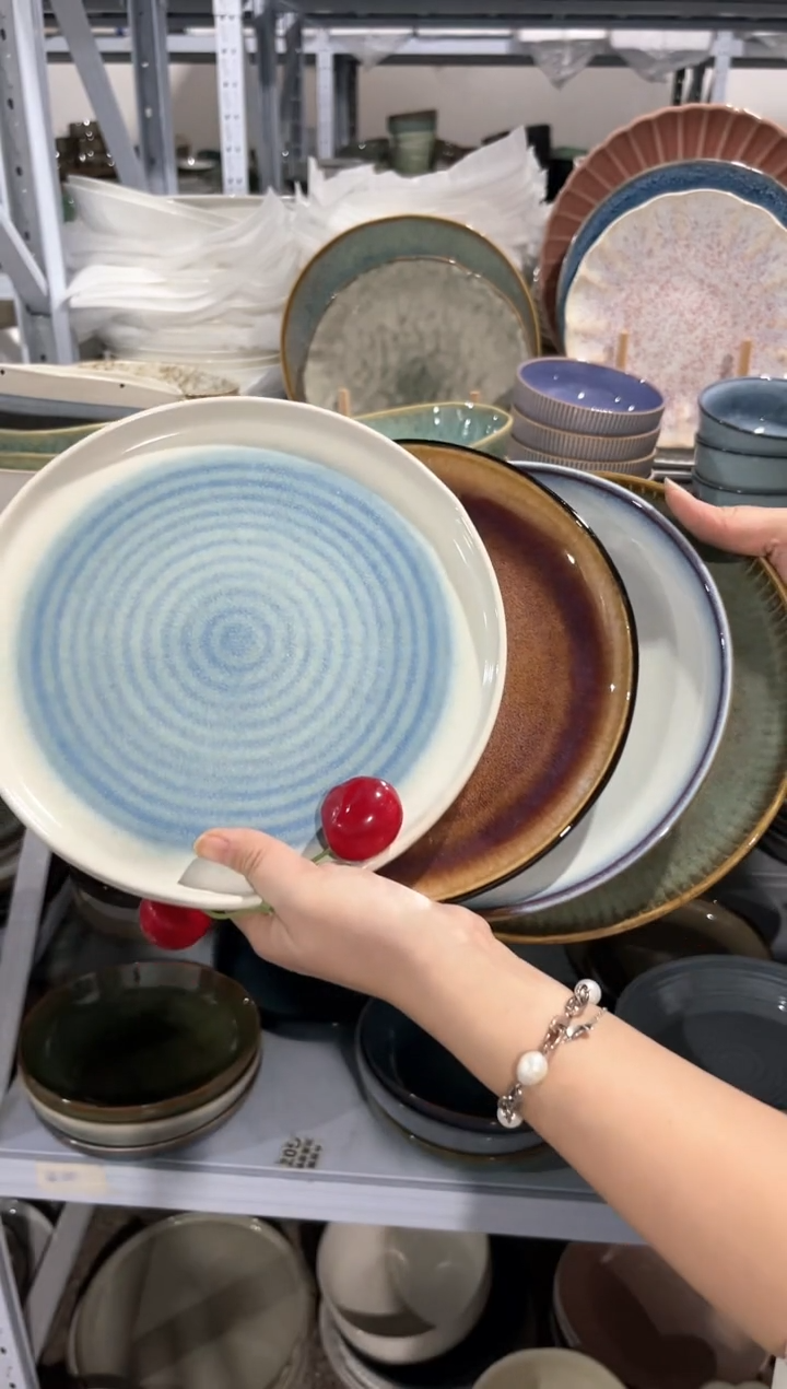 【闪购商品】瓷片外贸尾货瑕疵满20包邮X4 小盘组合
