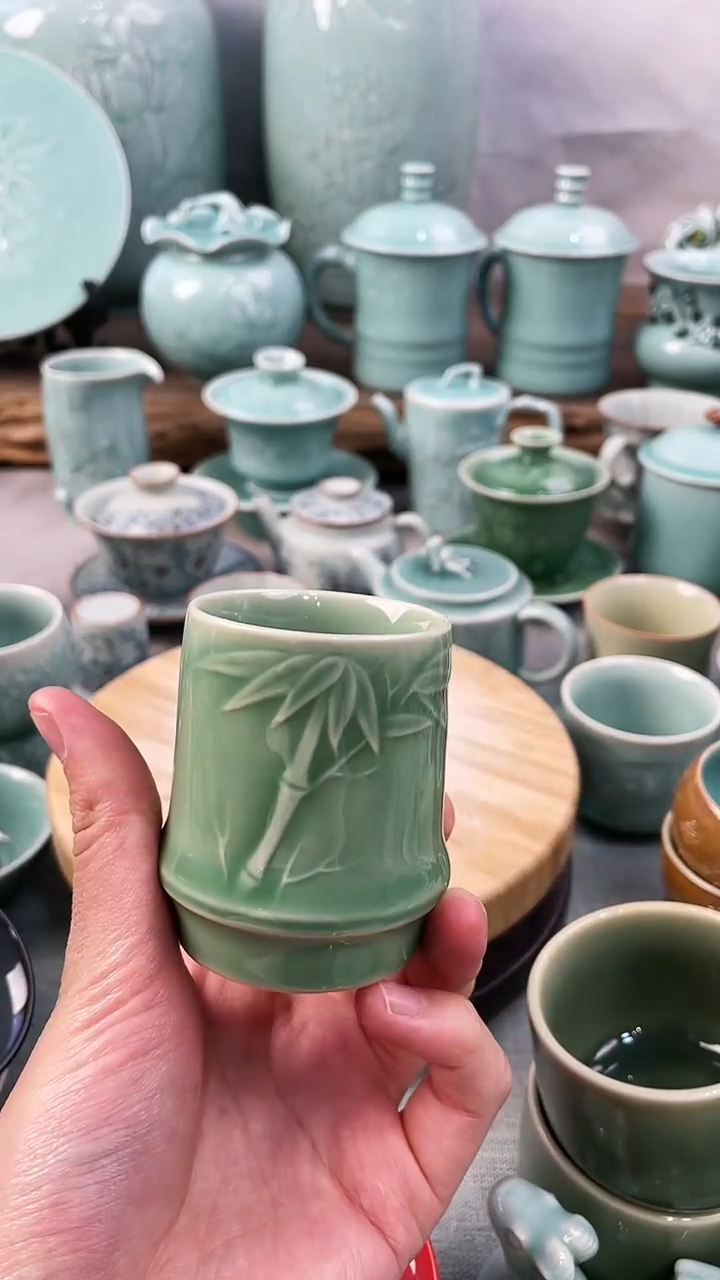 【闪购商品】特价 微瑕 慧仙青瓷