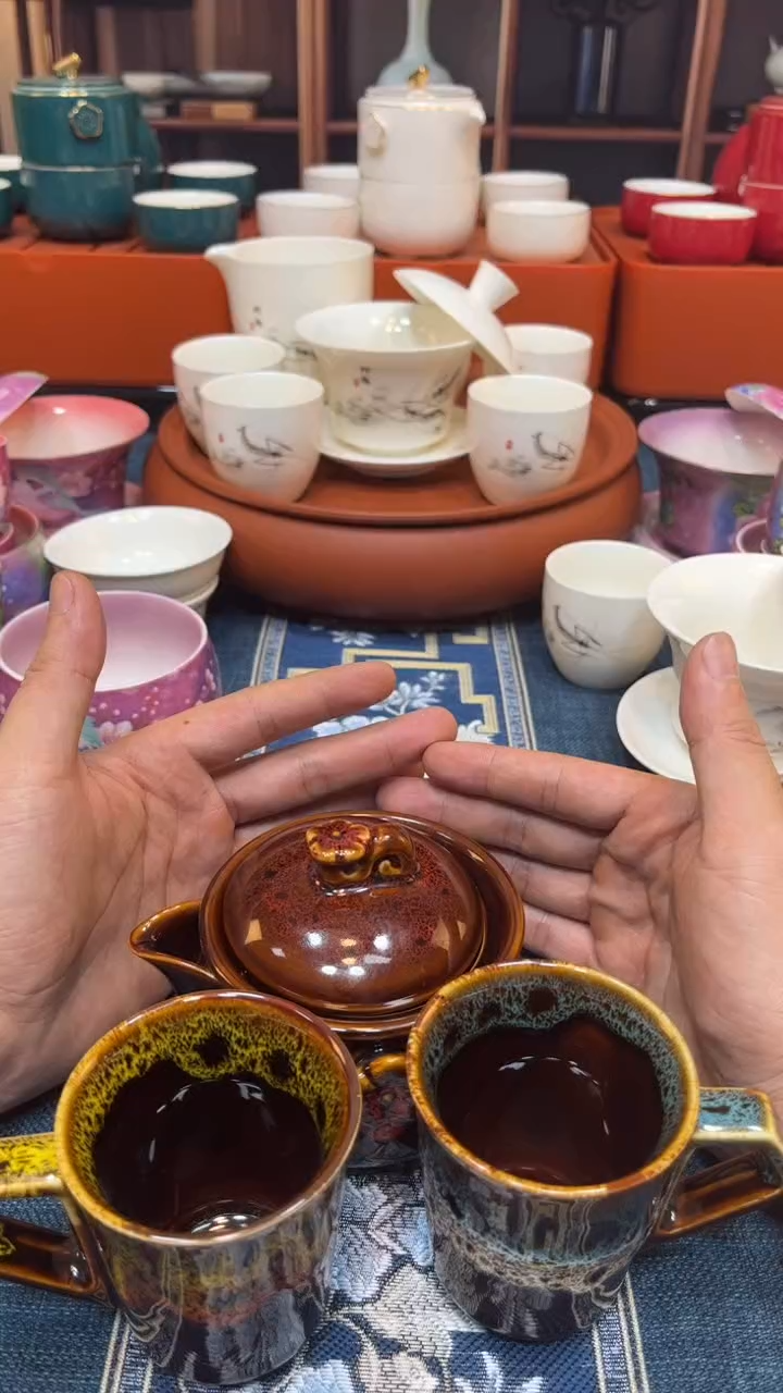 手工艺品琉璃手抓壶
