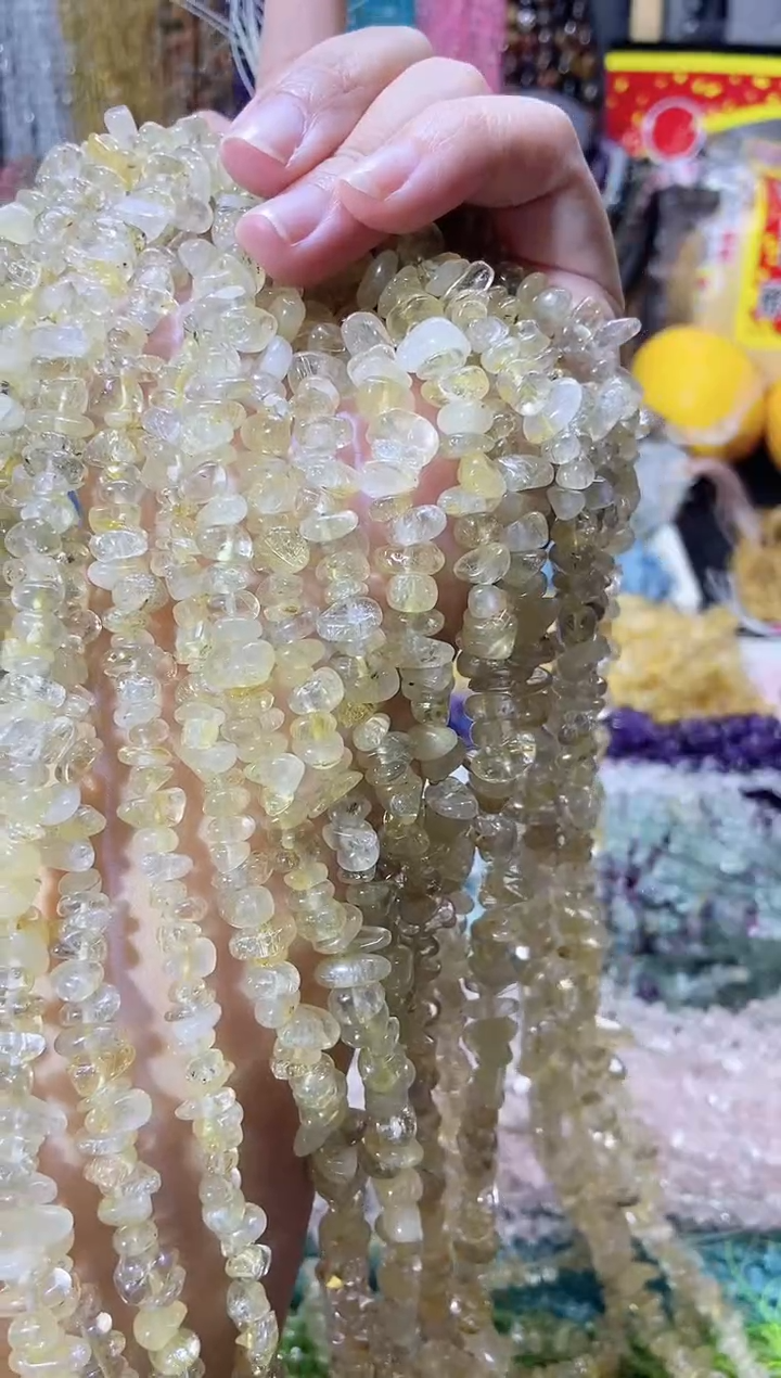 未镶嵌珠宝半成品水晶金发晶