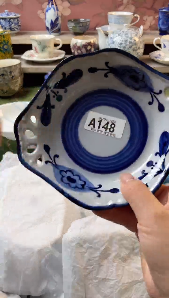 瓷片翩**舞瓷器瓷器A148