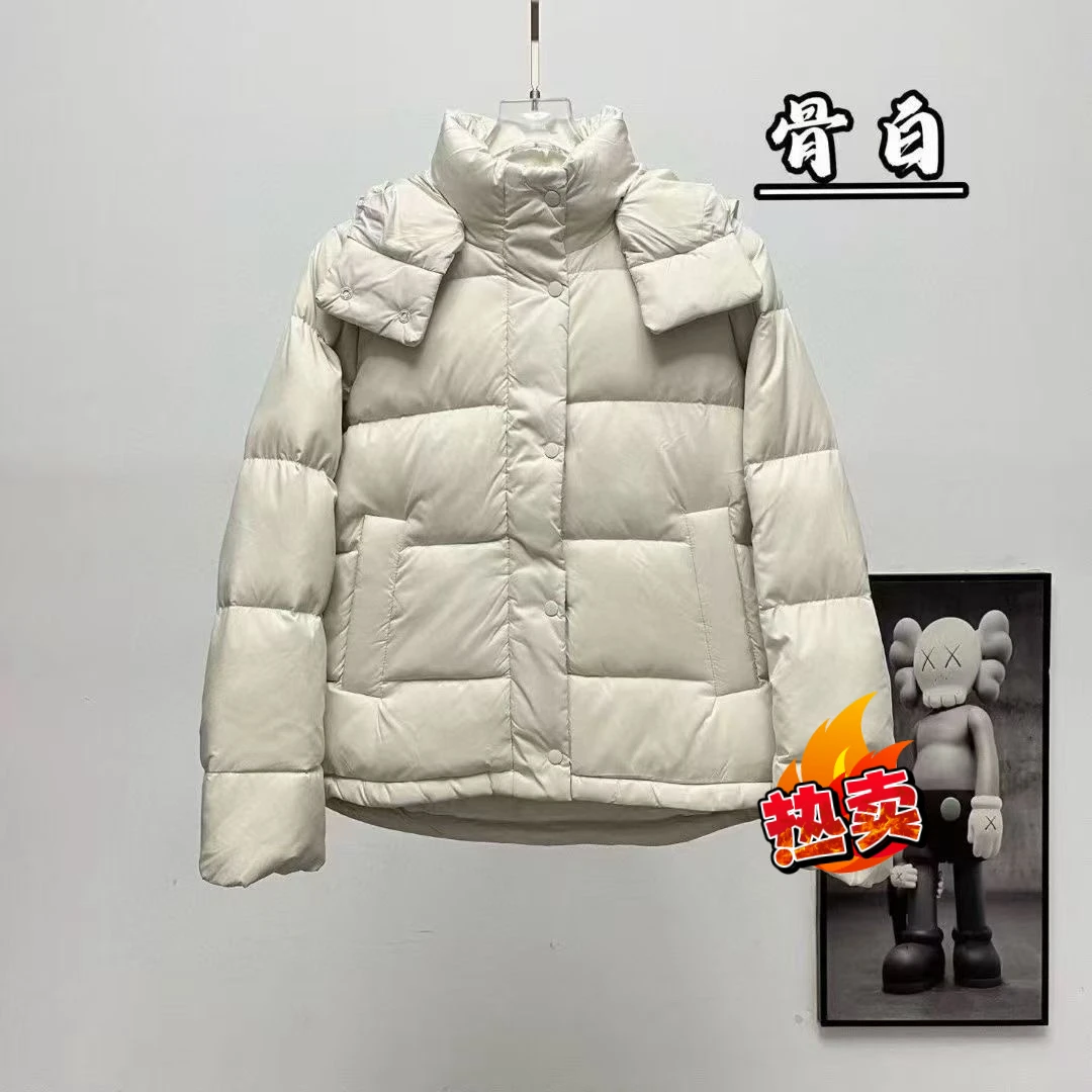 高版户外收腰白鹅绒中长款加厚女士潮流秋冬010
