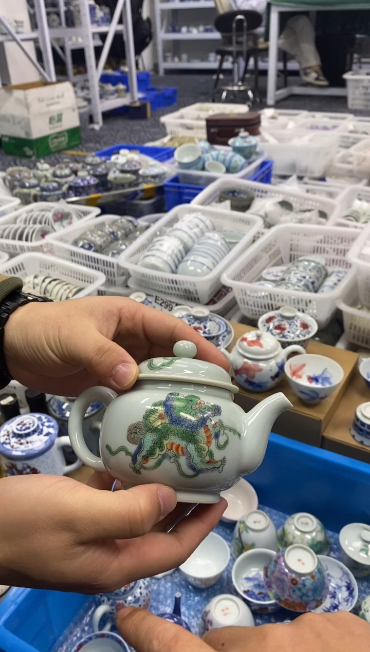 摆件陶景德陶瓷茶具容量约260