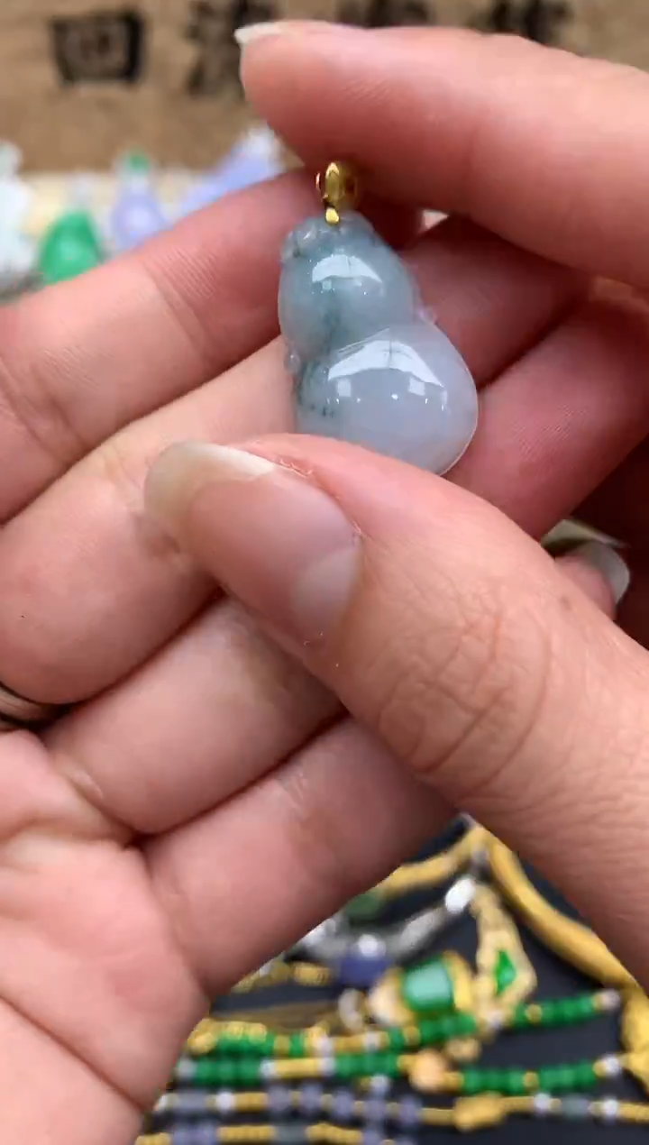 【闪购商品】翡翠颈饰18K金镶嵌26-中国好珍宝