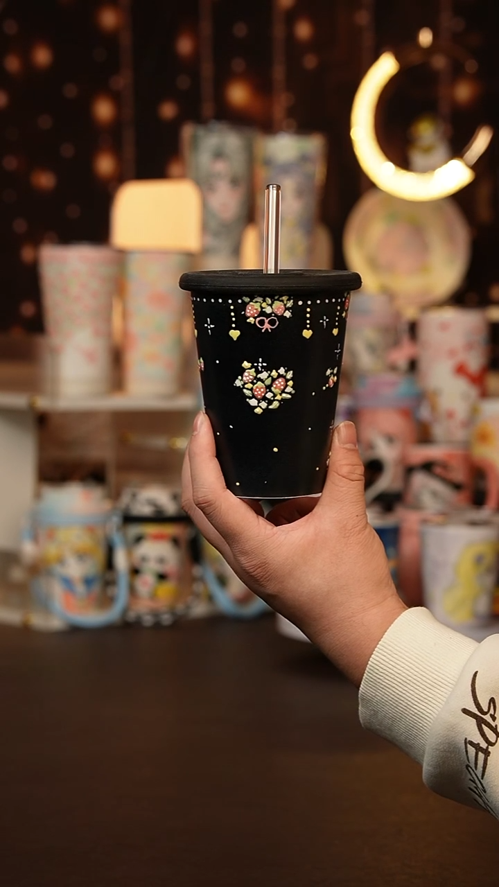 (玉泥）景德镇手工手绘文创陶瓷杯