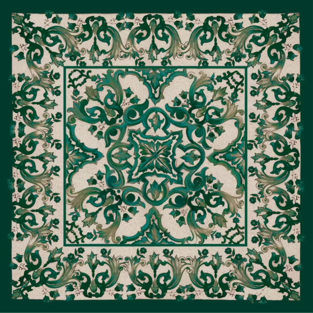 【观画·中国美术学院】70桑蚕丝丝毛原创薄款轻奢丝巾