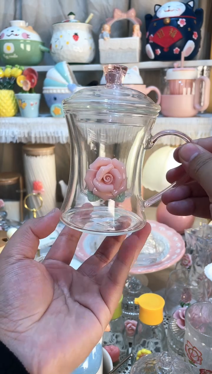 【闪购商品】瓷片泡茶杯 质量好发货快放心拍