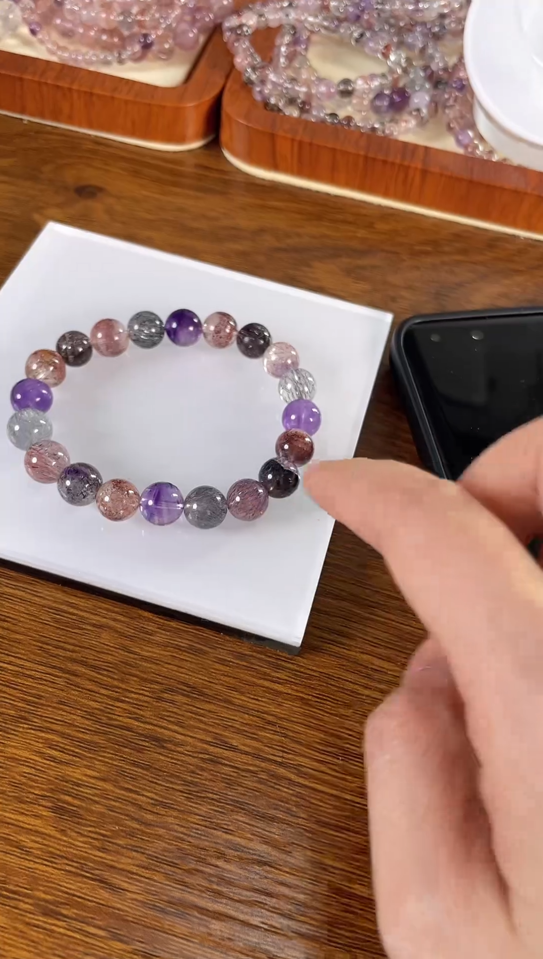 【闪购商品】水晶手链未镶嵌超七手串