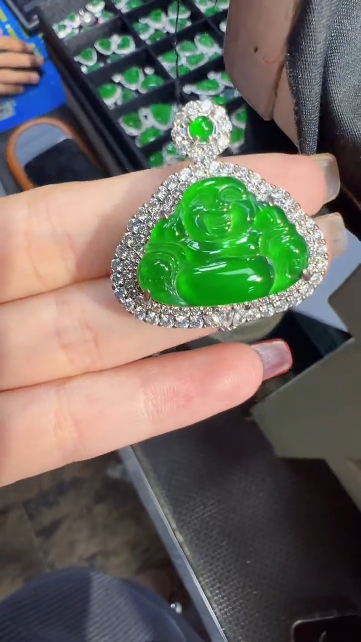 【闪购商品】定制翡翠未镶嵌佛公商品多样性发货1