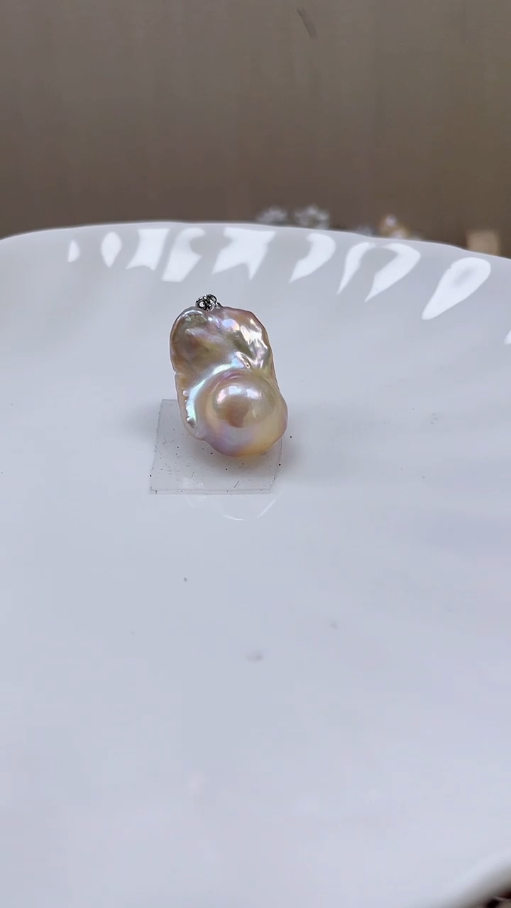 未镶嵌吊坠淡水珍珠【纯恬饰品】