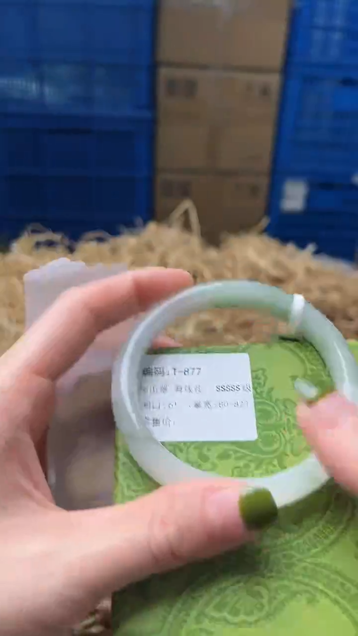 未镶嵌手镯石英质玉T877