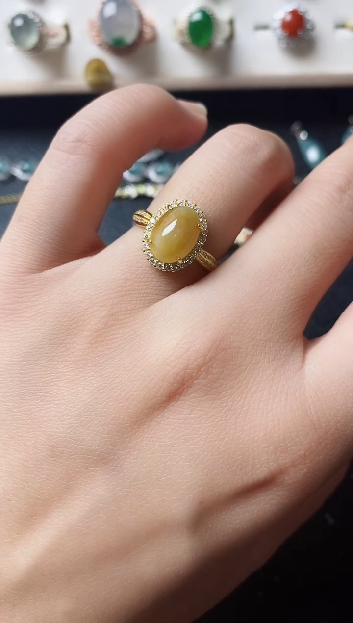 【闪购商品】翡翠戒指银S925镶嵌11111