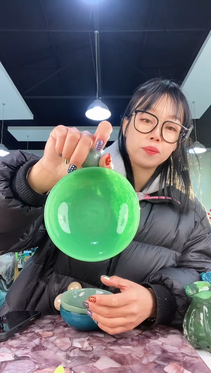 【闪购商品】琉璃慕忆家花瓶无暇