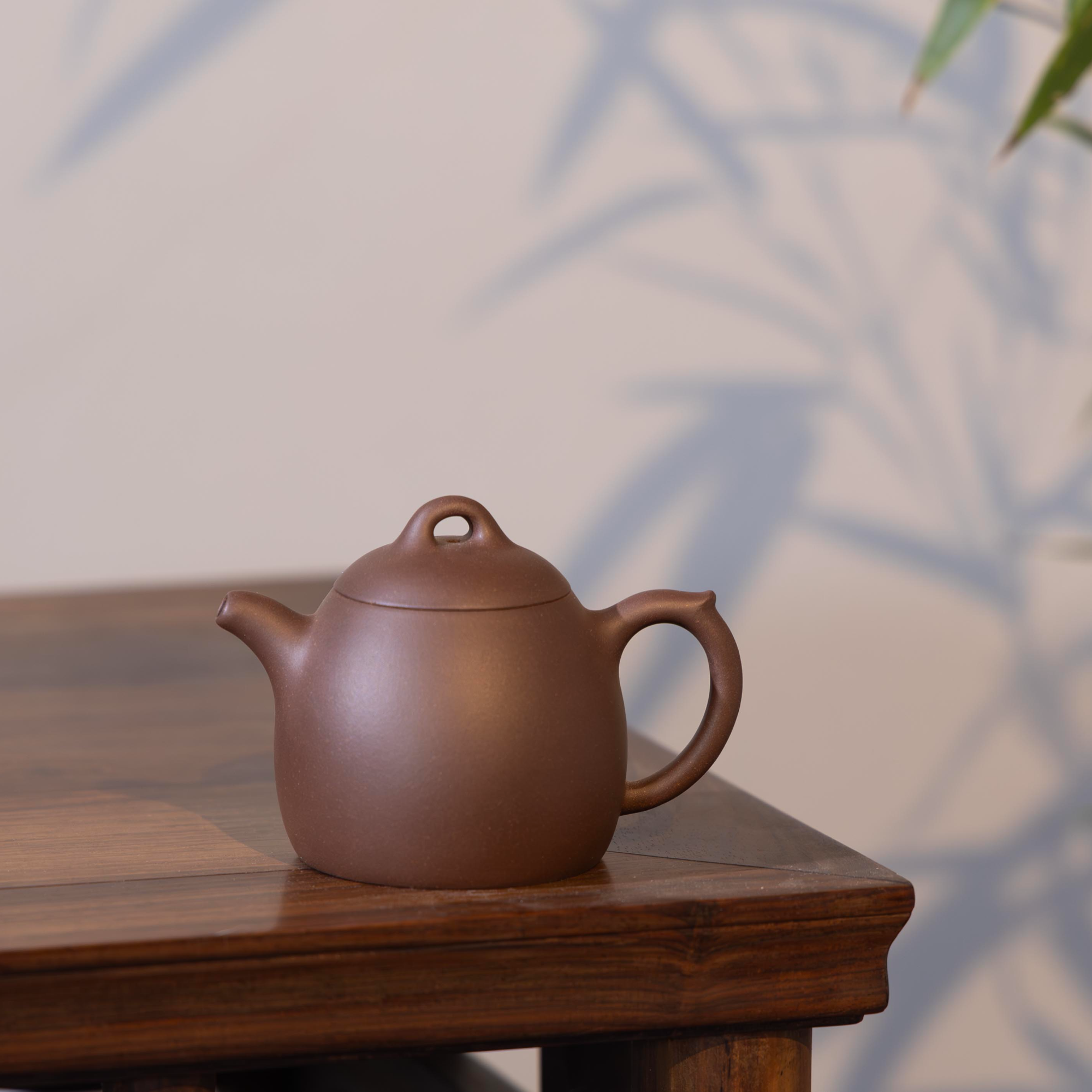 紫砂壶秦权老紫泥