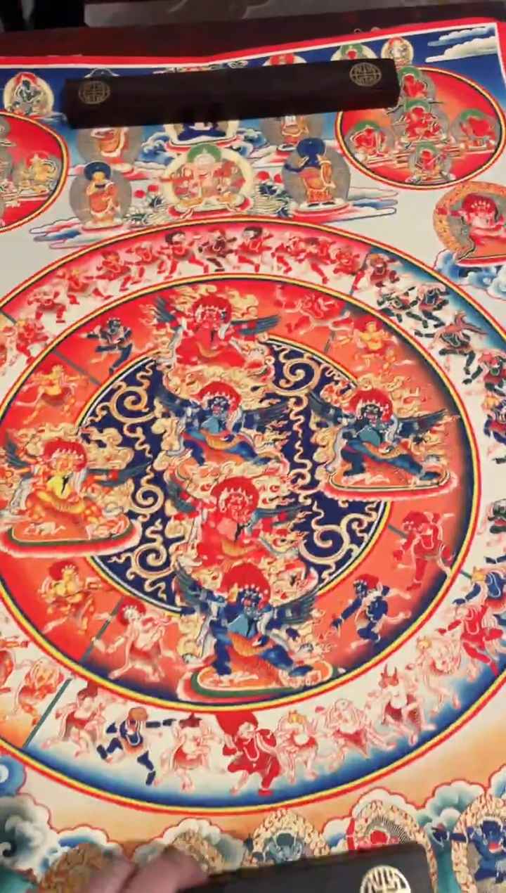 卷轴画手绘唐卡144