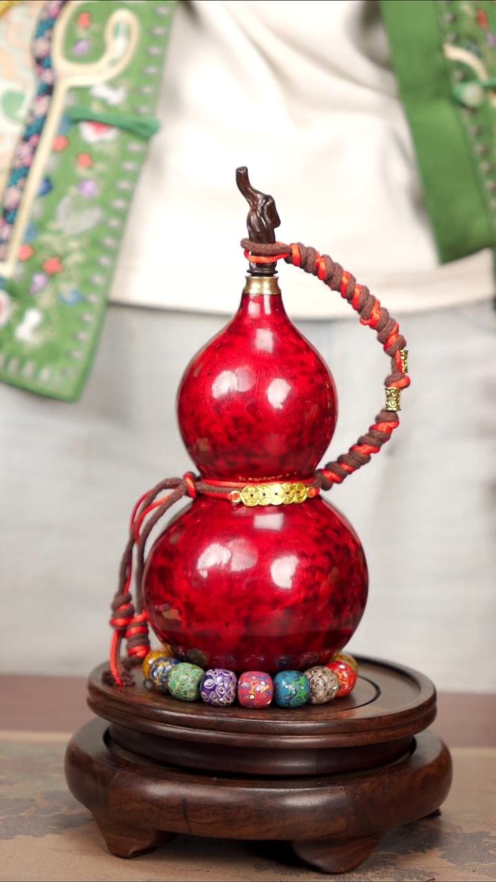 【闪购商品】87易林高端工艺大漆酒葫芦--258