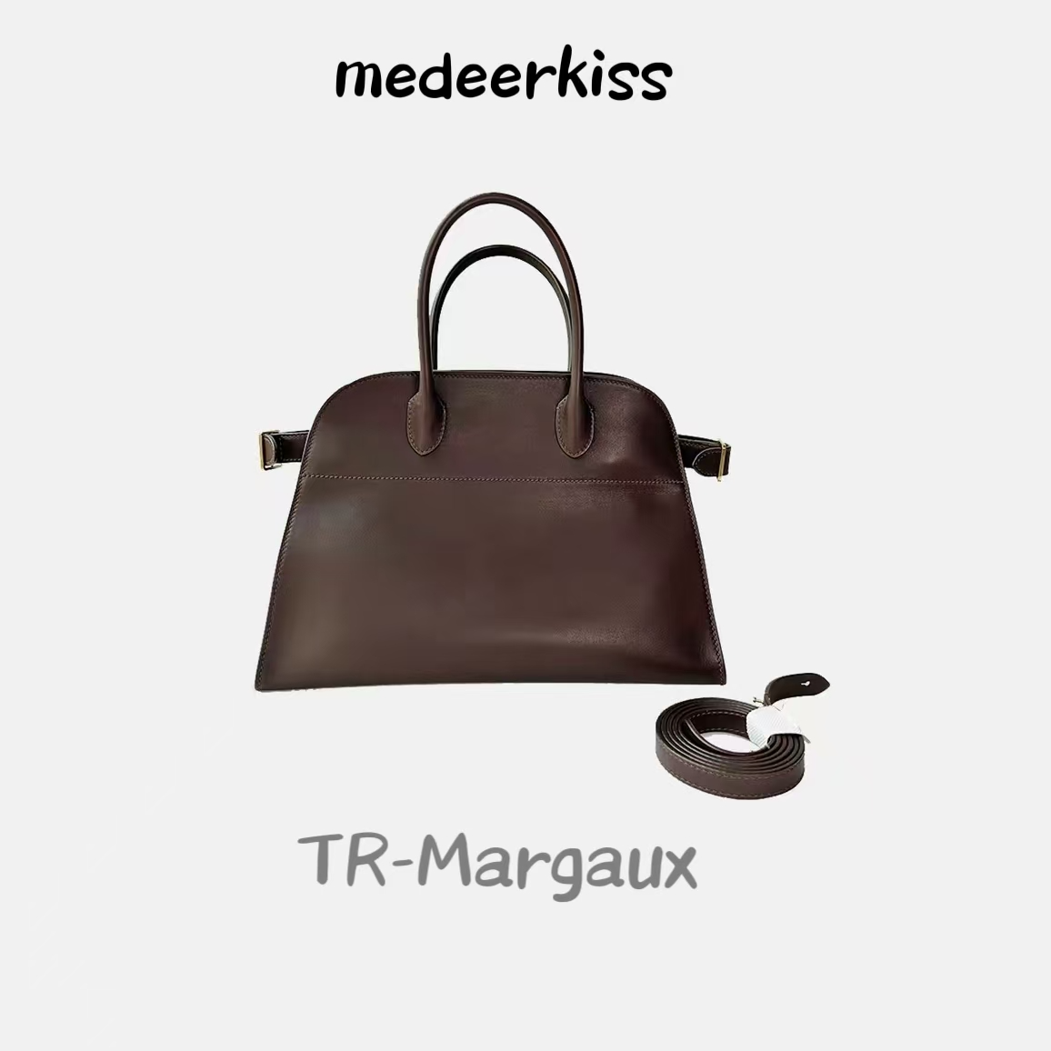 【medeer】TR-Marga原厂进口饮奶牛皮手提包托特高级