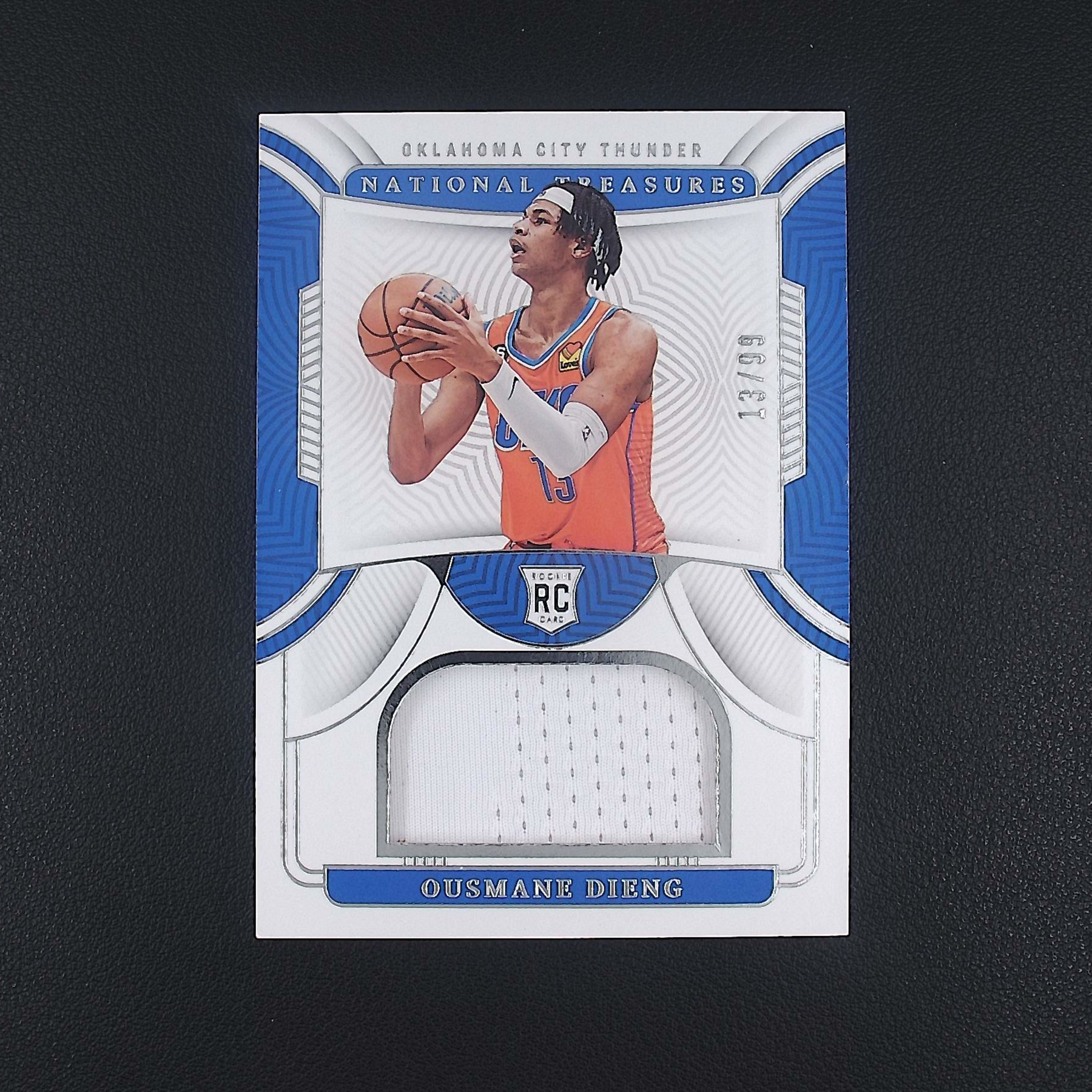 奥斯曼迪昂 99编 国宝 帕尼尼NBA国宝手提签字球星卡