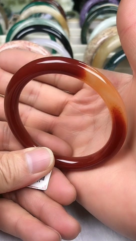 【闪购商品】玛瑙/玉髓手镯未镶嵌【57MM】